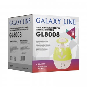 Увлажнитель воздуха ультразвуковой Galaxy LINE GL 8008 (35Вт)