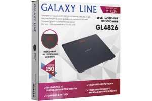 Весы напольные электронные Galaxy LINE GL4826 ЧЕРНЫЕ