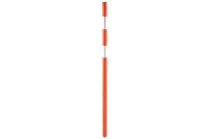 Веха 1,2 (пластиковая с 2-мя с/о лентами высота 1,2 м) (Оранжевый)