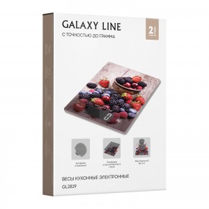 Весы кухонные электронные Galaxy LINE GL 2819 ( элемент питания типа типа CR2032)