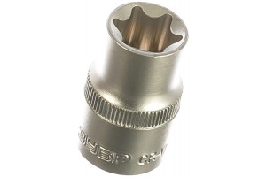 Головка торцовая ЗУБР "МАСТЕР"(1/2"),Cr-V,E-TORX, E18 27719-18