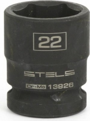 Головка ударная 22мм 1/2" 6-гр. CrMo Stels 13926