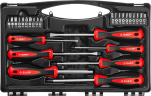 Набор отверток "Универсал 27" с битами (27пр) ЗУБР Мастер 25027, Cr-V сталь